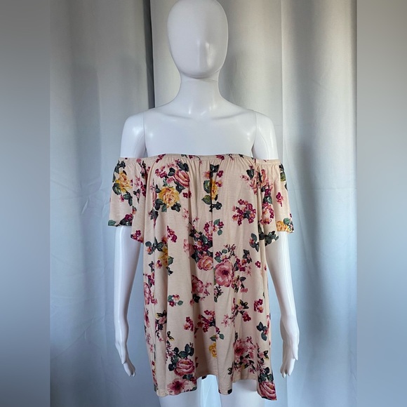 Socialite Women’s Off the Shoulder Top - Picture 1 of 7